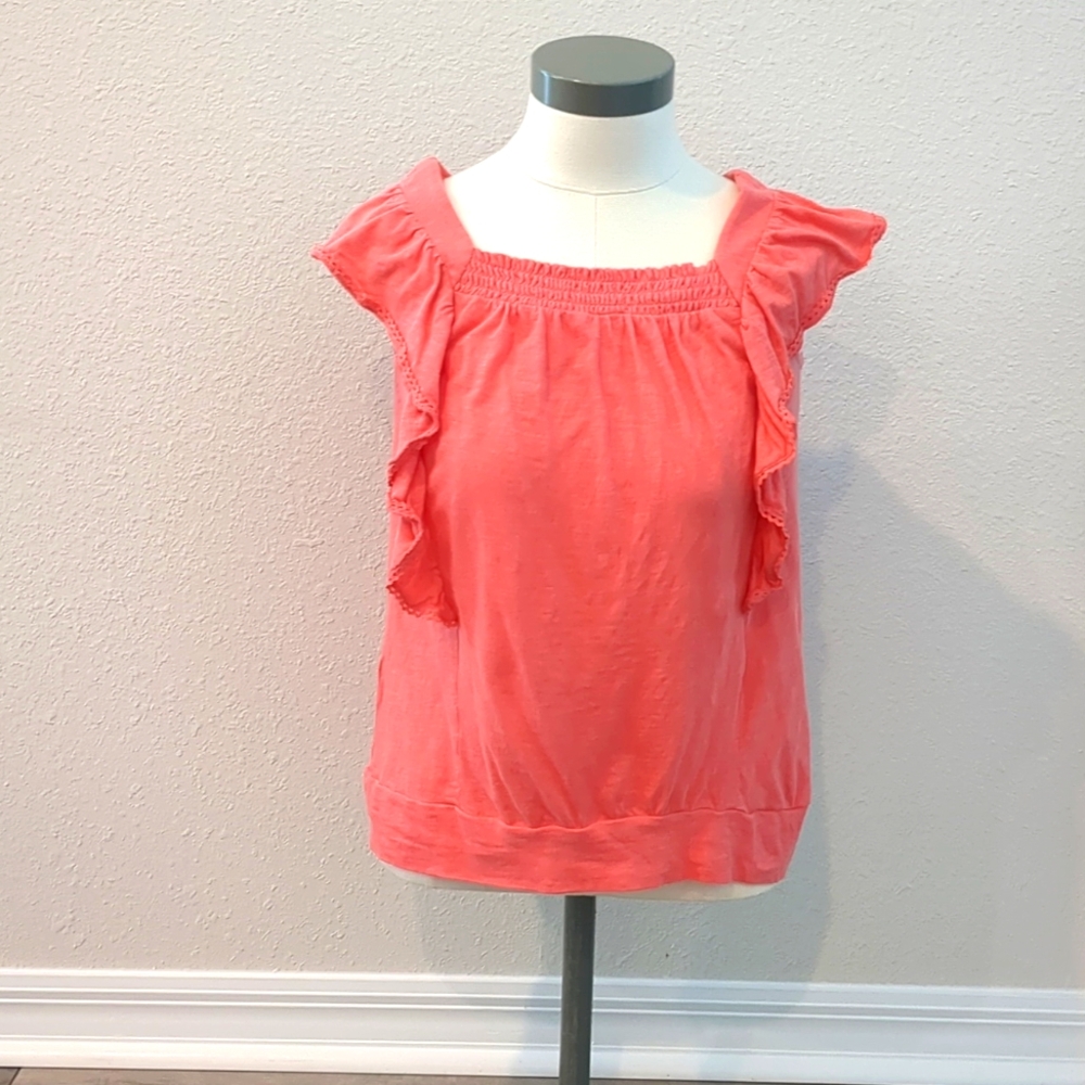 Cute Coral LOFT Top